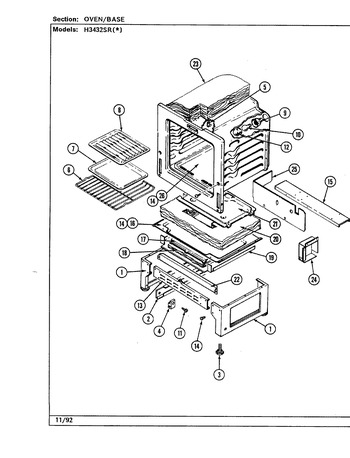 Diagram for H3432SRW