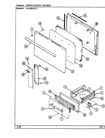 Diagram for H4100PRW