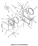 Diagram for 12 - Loading Door, Front Panel & Seals