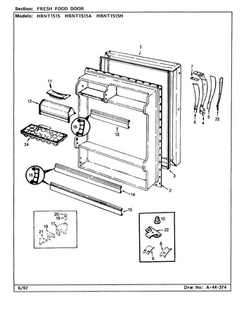 Diagram for HRNT1515H (BOM: BF11E)