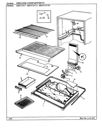 Diagram for HRNT1917 (BOM: BF53C)