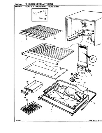 Diagram for HRNT1919 (BOM: BF57B)