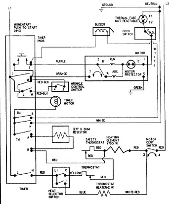 Diagram for NYE3200AYW