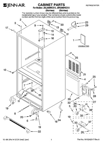 Diagram for JBL2088HES13