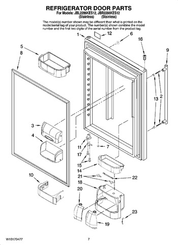 Diagram for JBL2286KES12