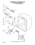 Diagram for 03 - Refrigerator Liner Parts