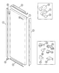 Diagram for 07 - Fresh Food Outer Door