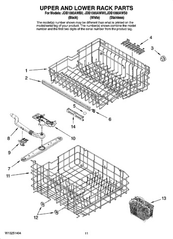 Diagram for JDB1080AWS0