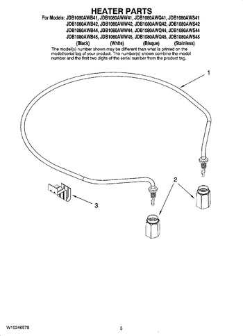 Diagram for JDB1080AWB45