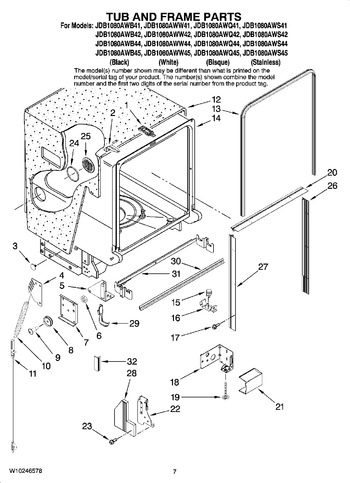 Diagram for JDB1080AWB41