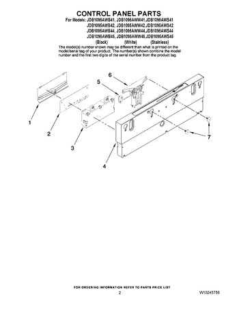 Diagram for JDB1095AWS45