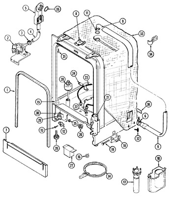 Diagram for MDB4040AWW