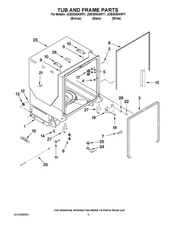 Diagram for JDB3650AWF1