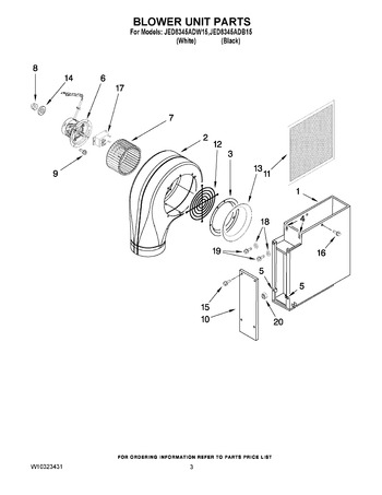 Diagram for JED8345ADB15