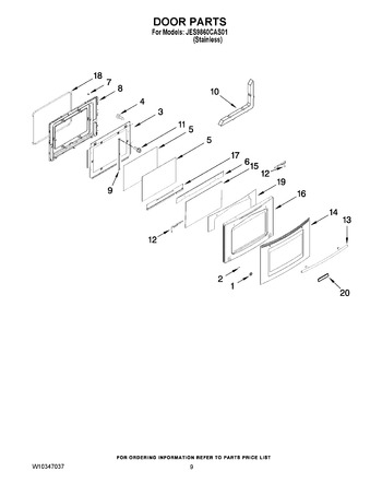 Diagram for JES9860CAS01