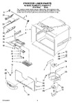 Diagram for 02 - Freezer Liner Parts