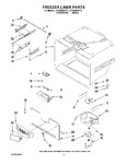 Diagram for 02 - Freezer Liner Parts