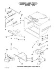 Diagram for 02 - Freezer Liner Parts