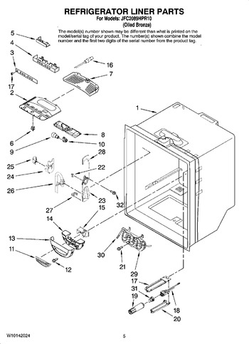 Diagram for JFC2089HPR10