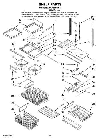 Diagram for JFC2089HPR11