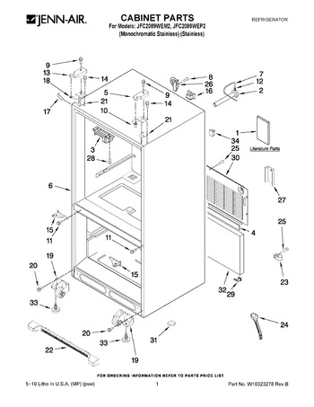 Diagram for JFC2089WEM2