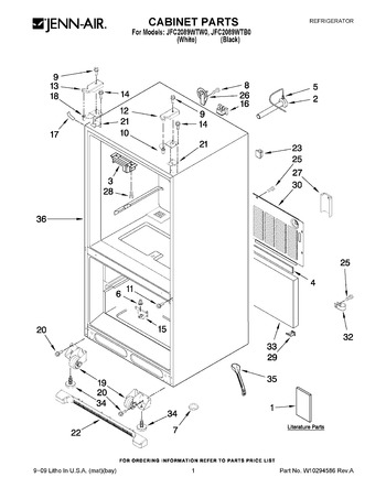 Diagram for JFC2089WTB0