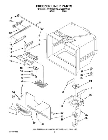 Diagram for JFC2089WTB0