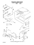 Diagram for 02 - Freezer Liner Parts