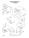 Diagram for 02 - Freezer Liner Parts