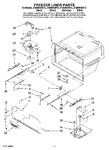 Diagram for 06 - Freezer Liner Parts