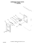 Diagram for 08 - Dispenser Front Parts