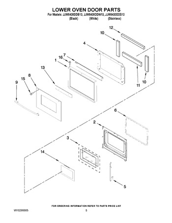 Diagram for JJW8430DDW13