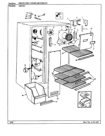 Diagram for JRS203 (BOM: AQ01B)