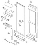 Diagram for 05 - Fresh Food Inner Door