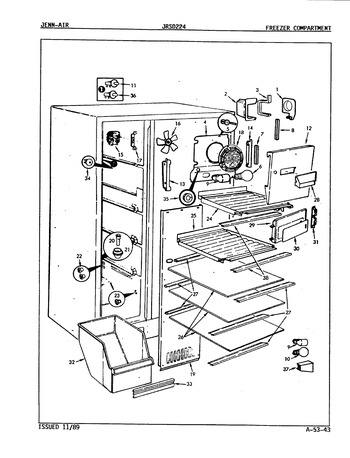 Diagram for JRSD224 (BOM: 8N61A)