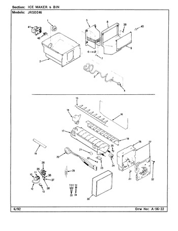 Diagram for JRSD246 (BOM: BQ82B)