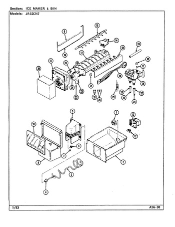 Diagram for JRSD247W (BOM: DQ81A)