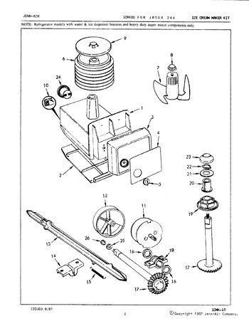 Diagram for JRSDX244 (BOM: 7N15A)