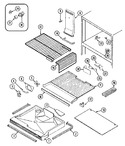 Diagram for 01 - Freezer Compartment