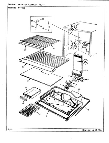 Diagram for JRT196 (BOM: BJ55B)