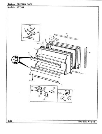 Diagram for JRT196 (BOM: AJ55A)