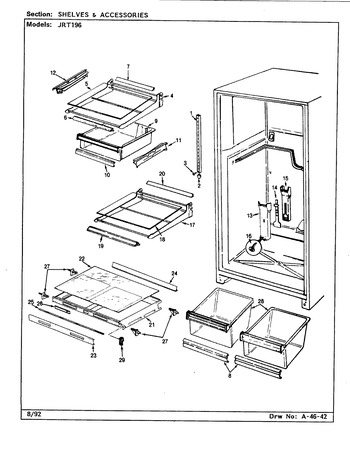 Diagram for JRT196 (BOM: BJ55B)