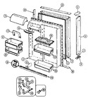 Diagram for 04 - Fresh Food Door