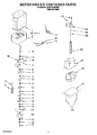 Diagram for 09 - Motor And Ice Container Parts