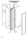 Diagram for 11 - Freezer Door Parts