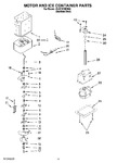 Diagram for 09 - Motor And Ice Container Parts