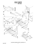 Diagram for 02 - Shelf Parts