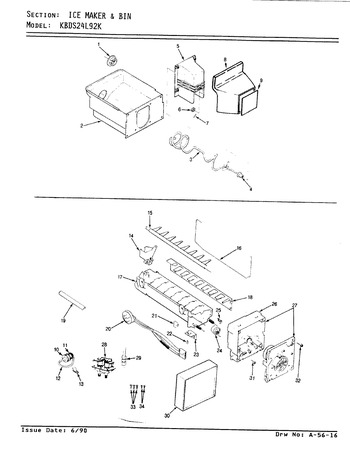 Diagram for KBDS24L92KW (BOM: AP82A)