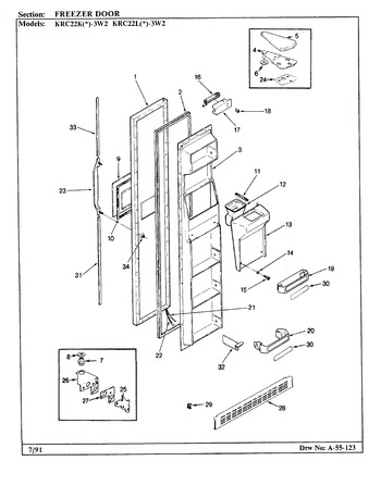 Diagram for KRC22LA3W2 (BOM: BP37A)