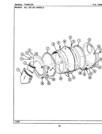 Diagram for LDG7500ABE